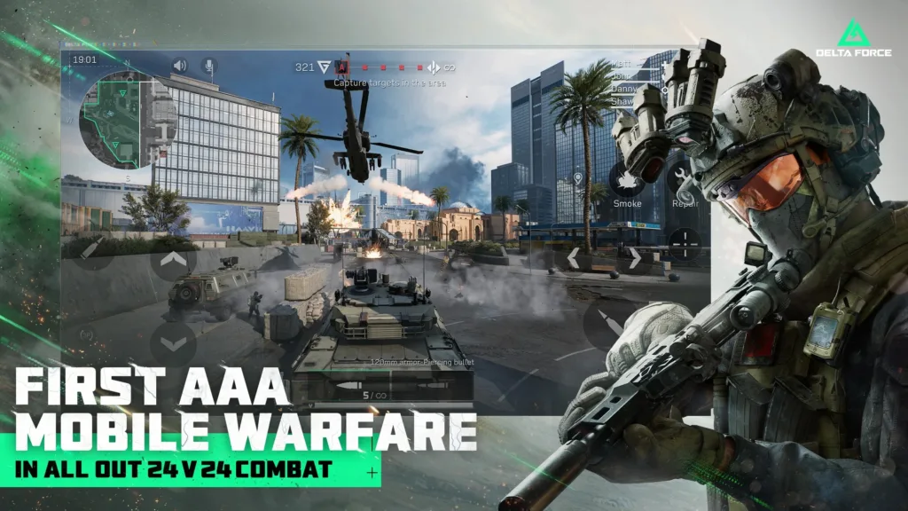 بازی delta force mobile