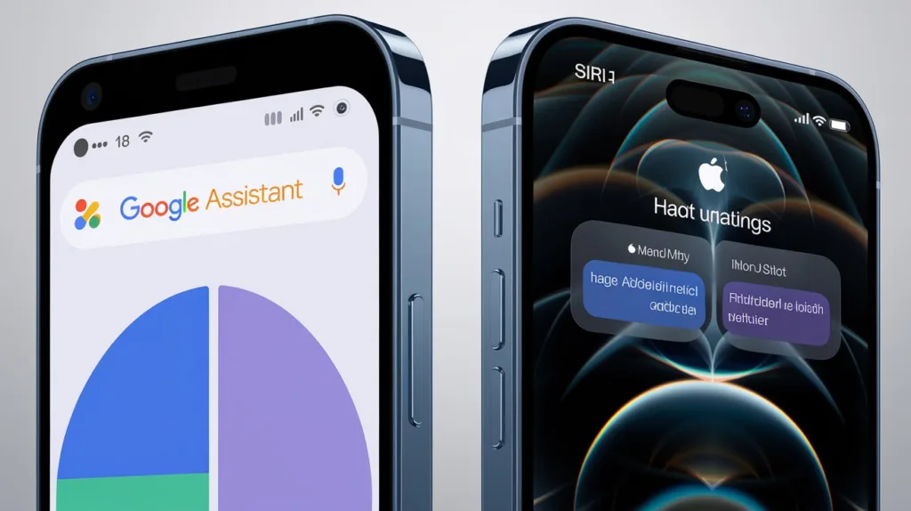 مقایسه هوش مصنوعی اندروید و ios