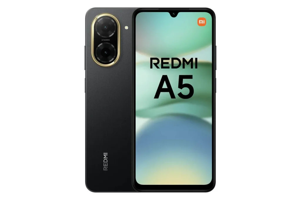 نمای پشت و جلوی موبایل A5 4G