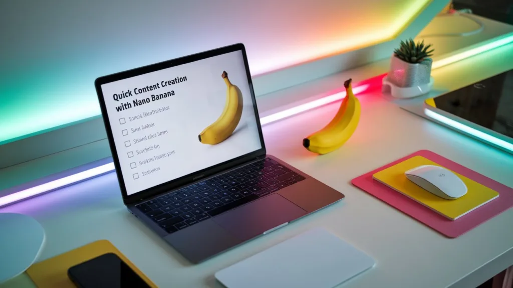تولید محتوا با Nano Banana