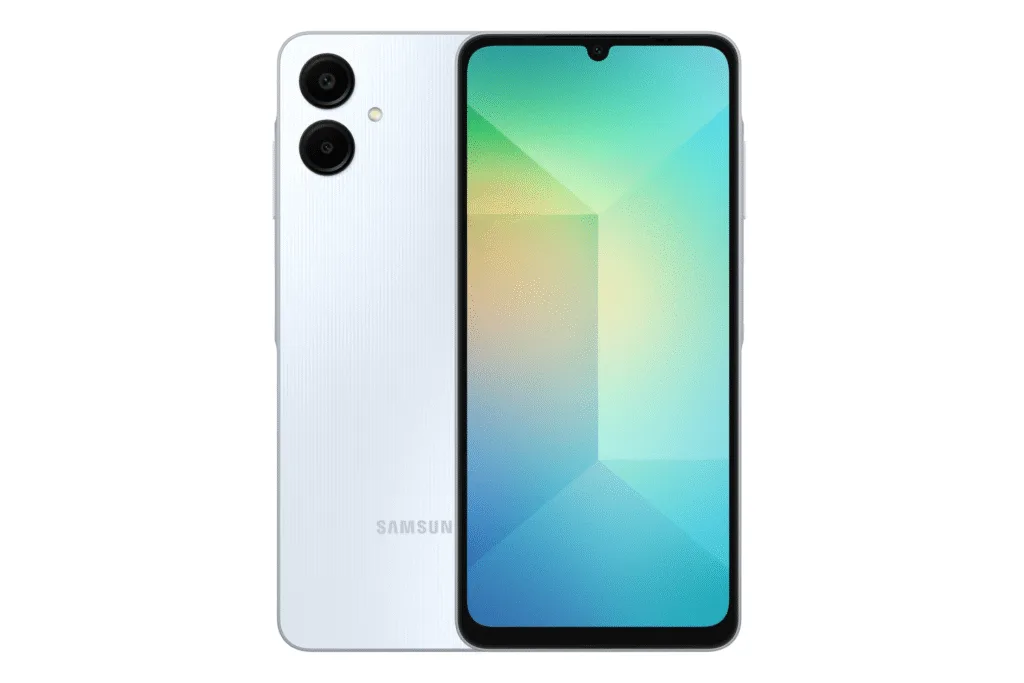 نمای پشت و جلوی سامسونگ گلکسی A06 4G