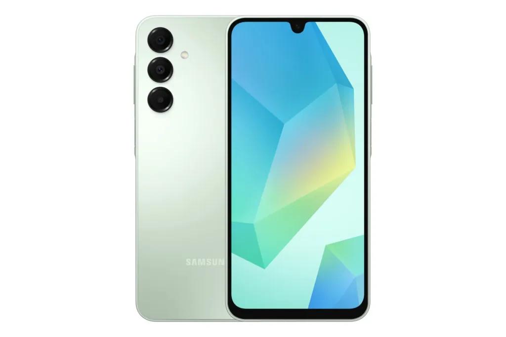 نمای پشت و جلوی سامسونگ گلکسی A16 4G مشکی
